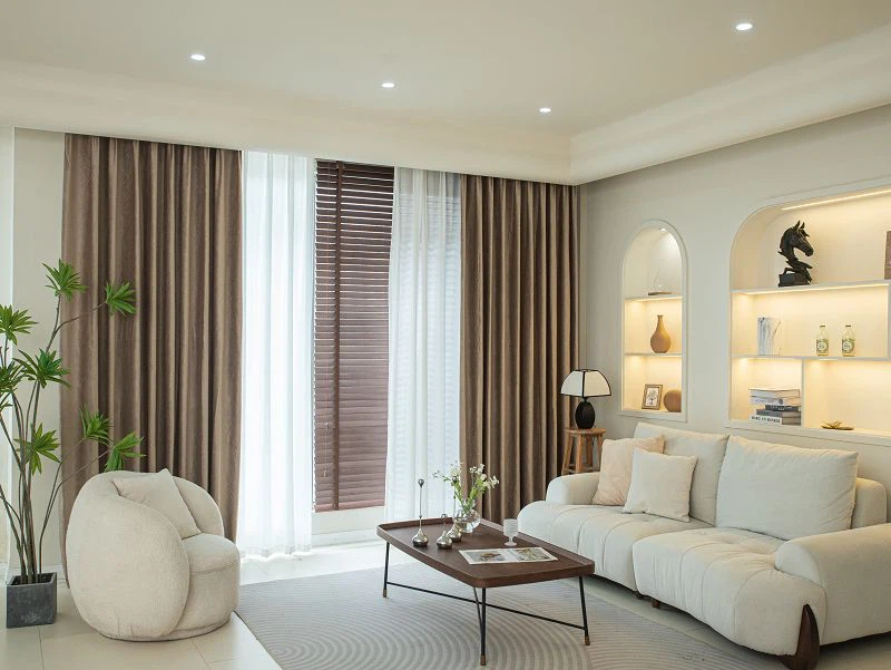 Cortina Blackout de Veludo Holland Fio Preto com Gravura Elétrica Geométrica