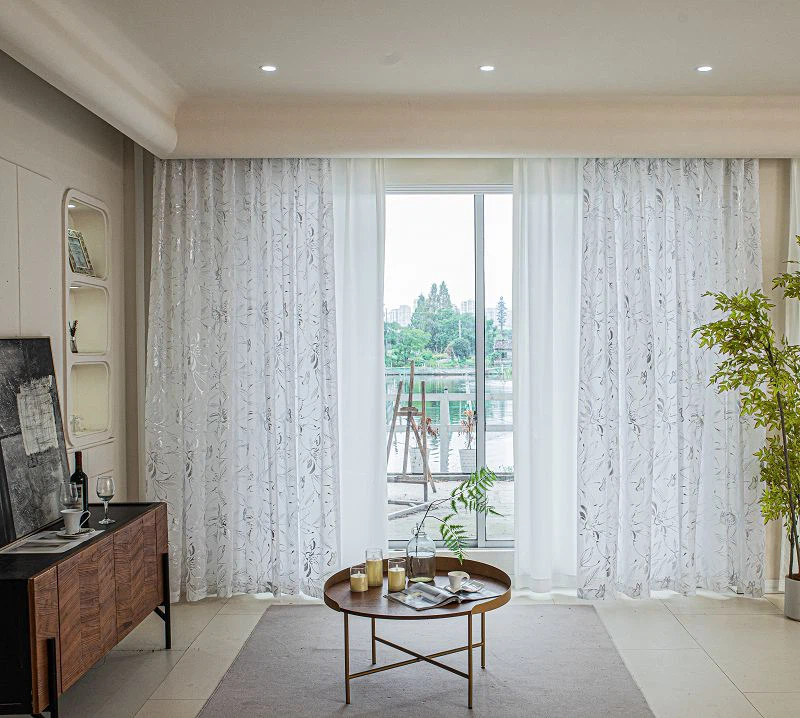 Tela Doli FabricWindow com Lótus e Folha de Prata